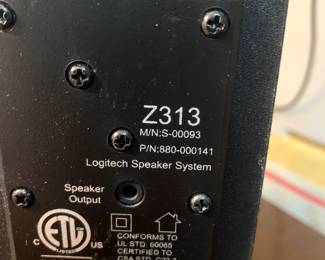 #97	Logi subwoofer & 2 Speakers - Model 313	 $30.00