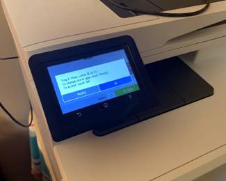 #24	HP /Color Laser Jet MFP Ma479fdw Printer	 $225.00