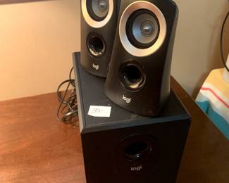 #97	Logi subwoofer & 2 Speakers - Model 313	 $30.00