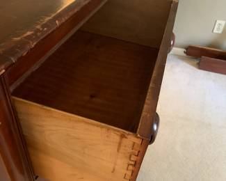 #31	Vintage chest of 4 Drawers - 28x17x45 (as is finish)	 $75.00