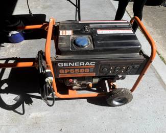 #76	Generac GP550 Generator 	 $350.00