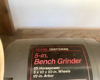 #78	Craftsman 5" double Bench Grinder	 $50.00