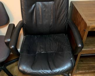 #20	Black Executive Office Chair - Working (not leather)	 $30.00