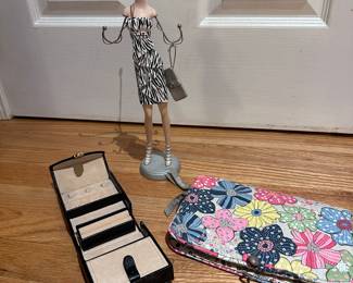 Jewelry storage and display, jewelry travel bag