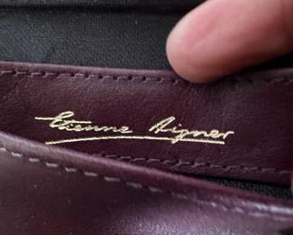 Etienne Aigner leather bag and wallet