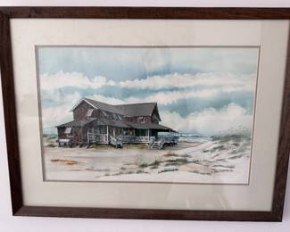 Commissioned Art - Duck, OBX, signed Ann Holland Sandberg