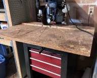 Radial Arm Saw with Cabinet