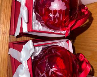 Glass ornaments