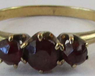 14K GOLD with GARNETS