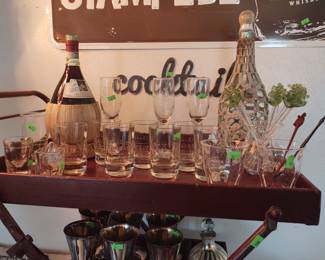 Vintage bourbon  glasses 