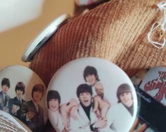 Beatles pin backs