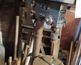 Standing drill press