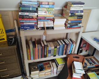 Large collection of edicate ,travel and cycling books 