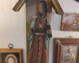 Folk art holly man