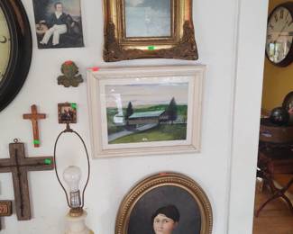 Antique French &  US  Art 