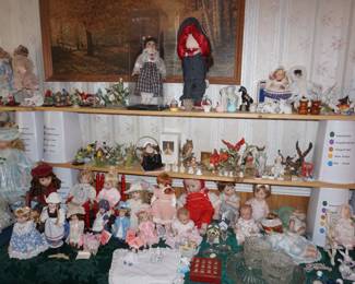 dolls, figurines