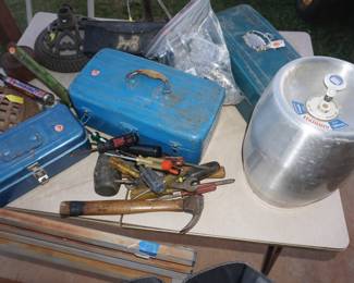 tool and tackle boxes, hand tools