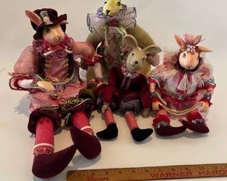 Amazing Adult Collection Dolls - Bunny/Rabbit Sitting Doll 17.5" Inch +