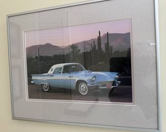 Vintage Thunderbird Framed Photography
