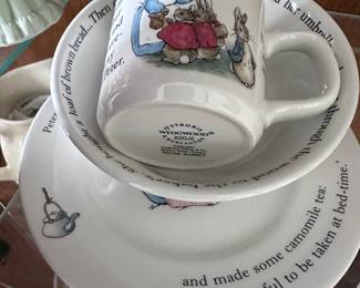 Peter Rabbit Beatrix Potter Childs Dish Set