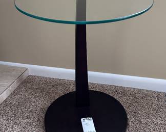 MCM Glass Side Table