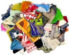 Large Scarf Lot! Mix of Vintage and Modern. Featuring VERA, FRANKIE WELCH, ROBINSON & GOLLUBER, CRAVENETTE, LEE, ECHO, And More!
