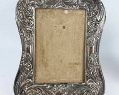 Fine Sterling Silver Overlay Weighted Picture Frame

