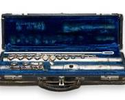 Vintage Reynoldss 1953 Silver-tone Flute w/ Original Traveling Case
