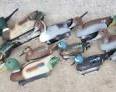 9 Vintage Decoy Hunting Resin Bird Lot

