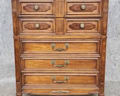 20th Century Drexel Furniture Tall Chest Great Form to Paint Hollywood Regency Style
