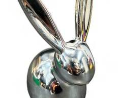Umbra Chrome MCM Figural Rabbit Mid Century Modern
