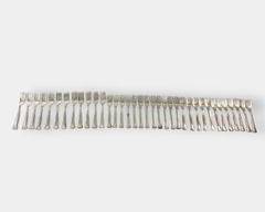 Fine Hans Hanson Sterling Silver Flatware Forks 1860 Grams
