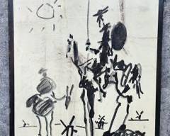 1973 Vintage Picasso Poster Mounted to Board