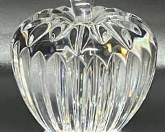 Fine Waterford Crystal Apple Paperweight
