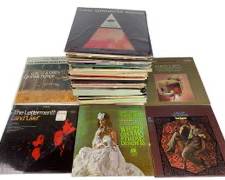 Vintage Vinyl Records - Waylon Jennings, Chopin, Mormon Tabernacle Choir, Baja Marimba Band, Gershwin Porgy and Bess, Mozart Symphonies, Rex Harrison and More Classical Records
