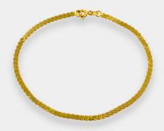 Fine Italian 14K Yellow Gold 7 Bracelet
