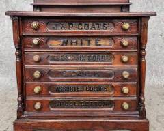 Antique Spool Cabinet
