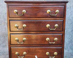 Davis Cabinet Makers 4 Drawer Chest with Brass Hardware16.5
