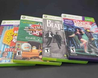 (4) Xbox 360 Video Games
