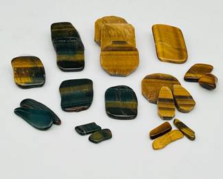 Collection Of Tigers Eye Minerals
