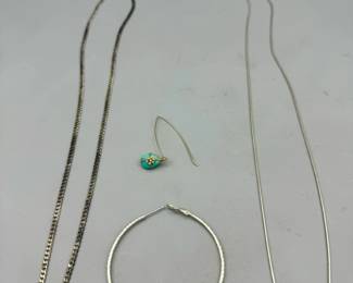 14KT Gold & Sterling Silver Lot
