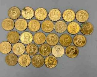 (29) President Dollar Coins
