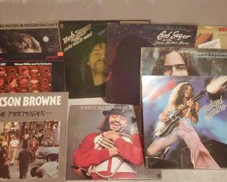(9) Rocking Album Lot FT- Bob Seger, Mick Jagger, Ted Nugent
