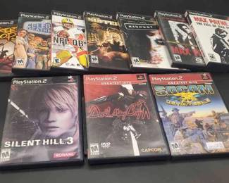 (10) Play Station 2 Games
