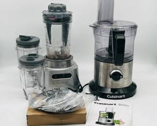 Ninja Blender & Cuisinart Food Processor With Manual

