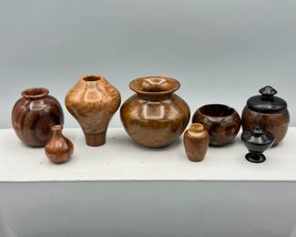 Exquisite Miniature Woodturning Collection By Distinguished Craftsmen
