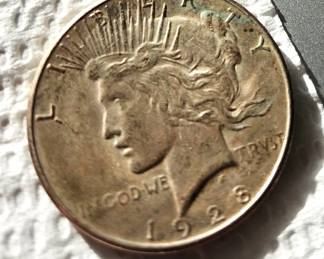 1928-S Peace Dollar Coin
