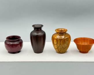 Exquisite Miniature Woodturning Collection By Distinguished Craftsmen
