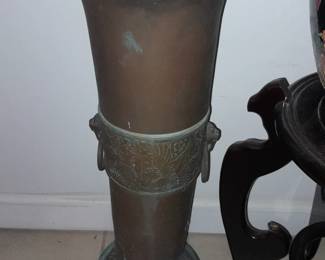 Brass 2 Piece Umbrella Stand