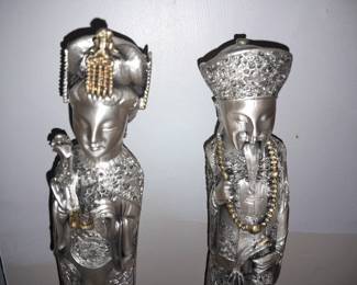 Sterling Silver Figurines W/ Tag & COA